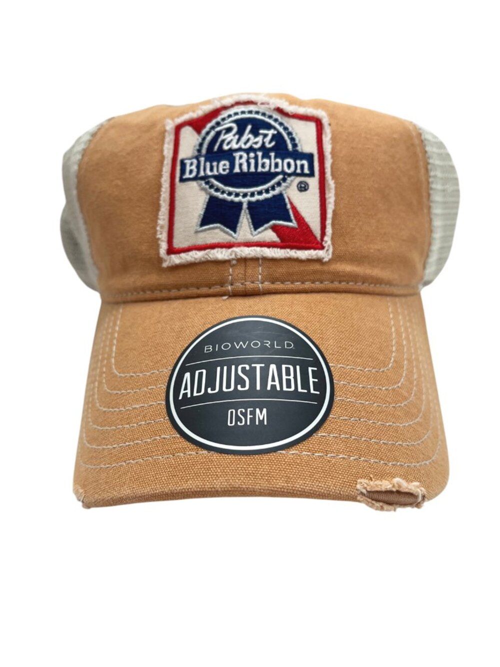 Pabst Blue Ribbon Distressed Hat NWT - Picture 2 of 11